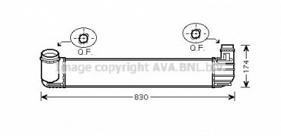 AVA QUALITY COOLING rt4411 -  Интеркулер